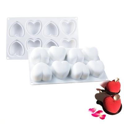 8 Grid Cavity Cake Mold Silicone Material Mousse Cake Mould New Pastry Molds  Party Dessert