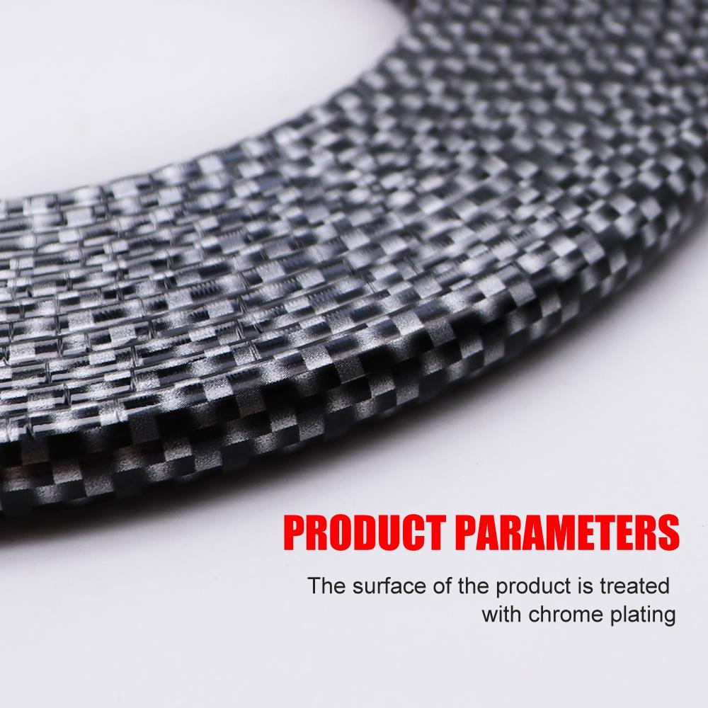 4M/8M Car Protection Accessories Car Styling Bumper Moulding Trim Strip Wheel Hub Impact Protection Grille Carbon