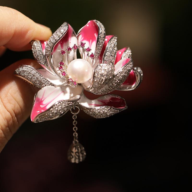 

Броши для пожилых людей, брошь в виде цветка, листа, булавки для женщин, костюм, подвеска, модные броши, ювелирные изделия розовый