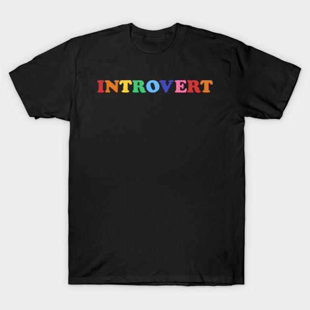 Asian Size Men Black Print T-shirt Introvert No-Cut Print Cotton Tshirt 3XL