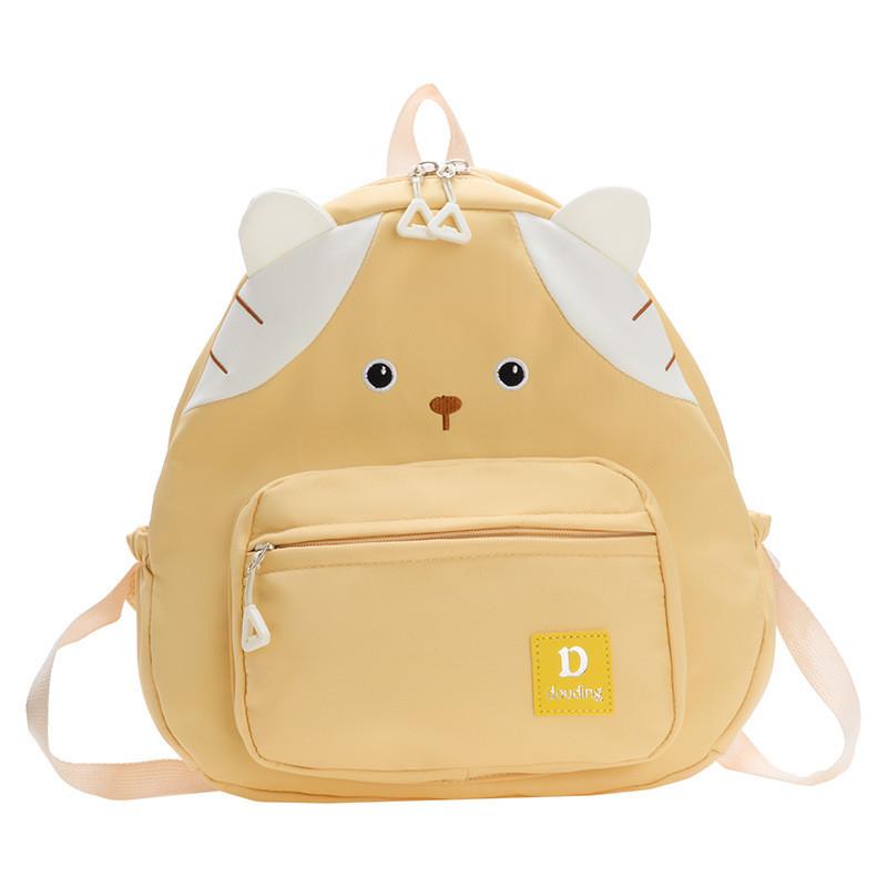 Adorable Cartoon Cat Backpack For Kids Stylish And Spacious Design In Bright Colors