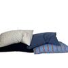 Pure Cotton Pillow Set: Includes Single 48x74cm Pillowcase, Pair of Pillow Inserts, Liner, and Cover.