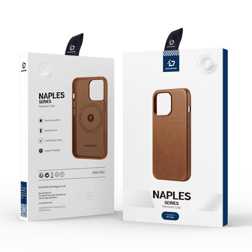 iPhone 14 Case, Dux Ducis Max Naples, Brown