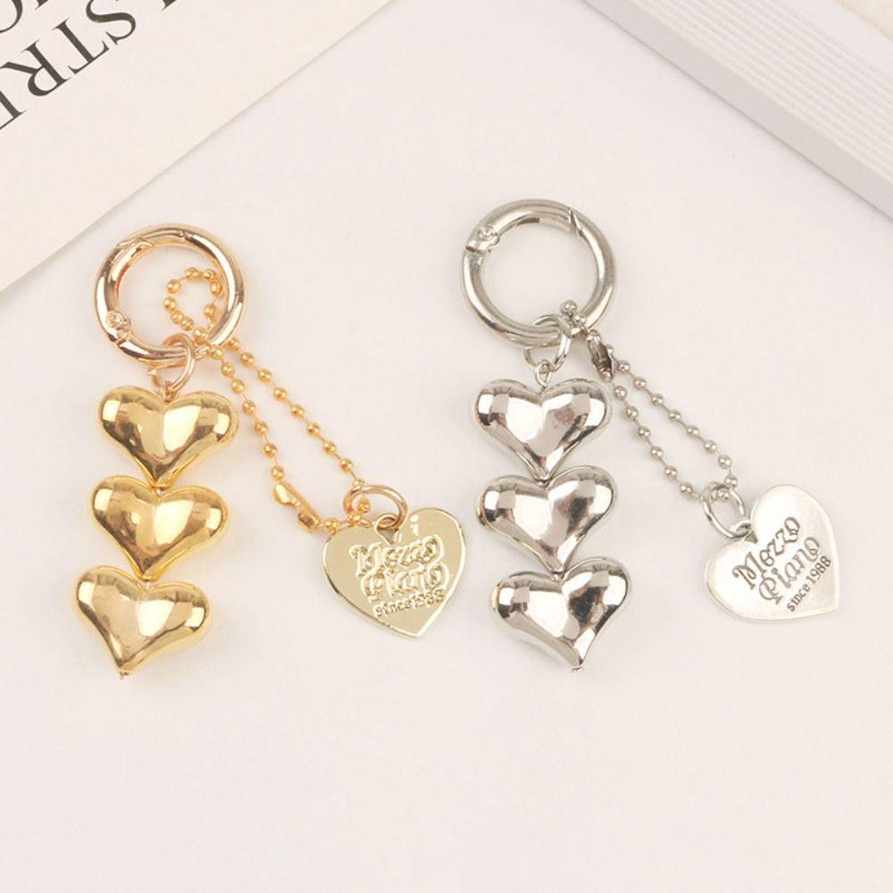Heart Key chain Colorful Keychain pendant 2024 Earphone Case Pendant  Bag