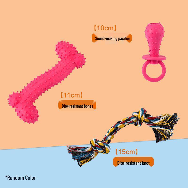 Bite-Resistant Plush Squeaky Chicken Toy for Teething Puppies and Small Dogs