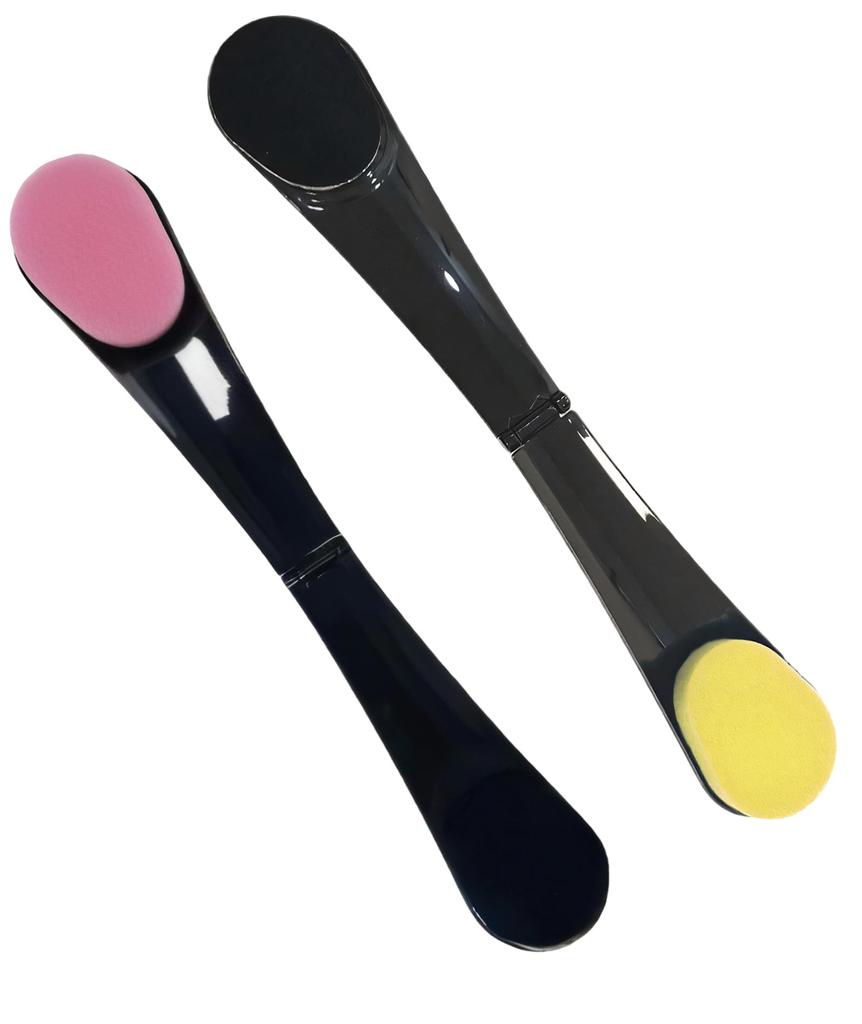 2PCS Lotion Applicator for Back, Applicator Brush, Folding Back Brush with Soft Bristles, Compact Design for Easy Storage, Ideal for Applying Lotio