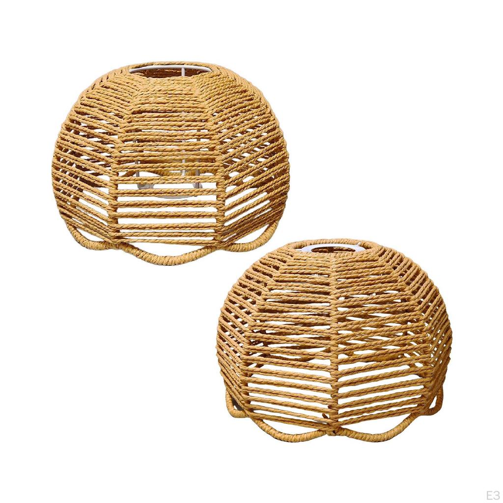 Braided Paper Lampshade, Replacement Lampshade for Desk Lamp, Ideal A Housewarming Party, Dining