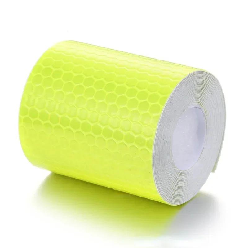 Car Reflective Tape Safety Warning Car Decoration Sticker Reflector Protective Tape Strip Film Auto Motorcycle Sticker