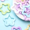 Home Candy Color 30mm Fashion Acrylic Pendants DIY Jewelry Material Pentagram Pendant for Necklace Earrings Making 20Pcs