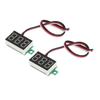 2Pcs Digital Voltmeter Voltage Meter 3 Wire 0.36in Green LED Display DC0.00V?30.0V