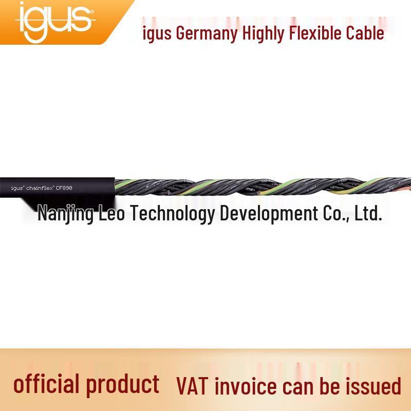 

Genuine Igus TRVV Oil-Resistant PUR Sheathed Control Cable CF890 More models available