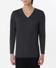 [Heat Standard] Men'S V-Neck T-Shirt_Innerwear [Dark Gray]