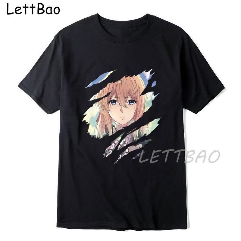 Graphic Aesthetic Violet Evergarden Cattleya Baudelaire Kawaii Women Men T Shirt Harajuku Cute Streetwear T Shirt