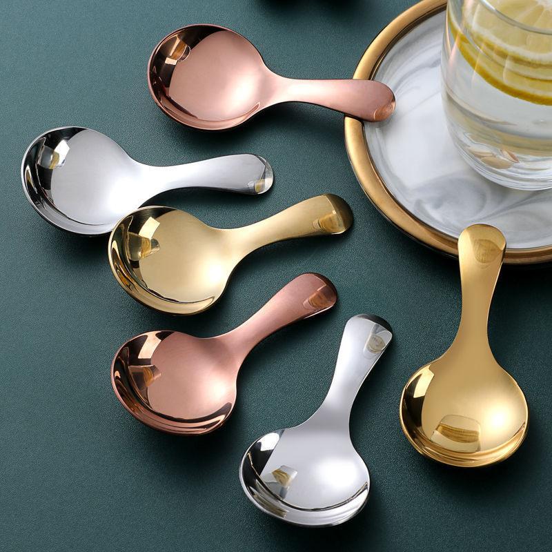 Spoon Easy To Clean Round And Smooth Stainless Steel 30g Cookware/drinkware/tableware/accessories Round Head Spoon Mini Teaspoon
