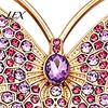Jackets Butterfly Pin Rhinestone Brooch for Women, Vintage Insect Lapel Pin, Women Decorative Accessory Clothes Scarf Shawl Dress Bag Clothing