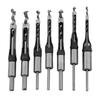 7PCS Square Hole Mortising Drill Bits Woodworking Square Hole Saw Bit Set 1 4 5 16 3 8 7 16 1 2 9 16 5 8 Inch