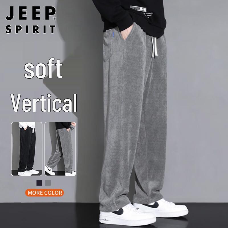 

JEEP SPIRIT Men s Corduroy Straight-Leg Casual Pants XL