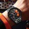 SVJ Wheel Watch Three-dimensional Hollow Men's Watch High-grade Authentic Men's Watch Quartz Watch