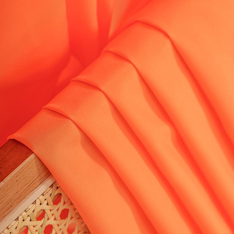 Perdea simplă, de culoare solidă, cu vânt finit, Perdea Dream, cu volane și margine de frunze, Transparentă, subțire, Plisă de fereastră