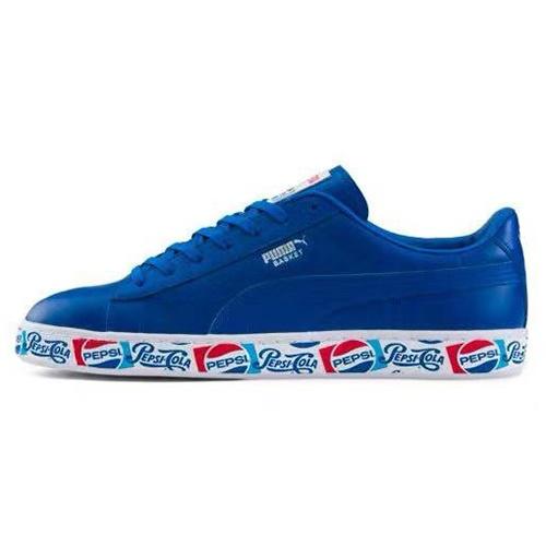 PUMA X PEPSI Basket Logo Blue Men s 368463-01 EU 35.5
