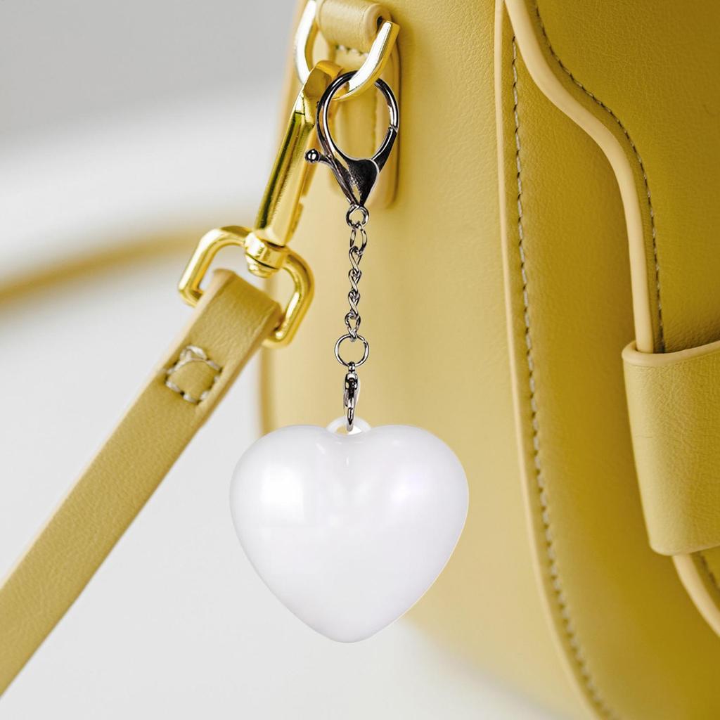 Purse Lights Rechargeable LED Lamp Keychain Heart Shape Purse Flashlight For Women For Mother Women Backpack Shoulder Bag Wallet