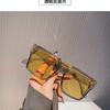 New personality sunglasses Internet celebrities men and women large frame sunglasses UV protection fashion trend glasses