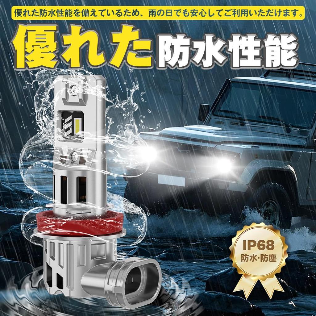 [Super Explosive 30000LM!] Perrace H11 LED Headlight H8 LED Fog