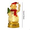 Lighted Christmas Statue Decoration Desktop Ornament Nightlight for Bedroom