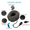 Inflatable Neck Brace with Air Pillow for Cervical Support and Massage