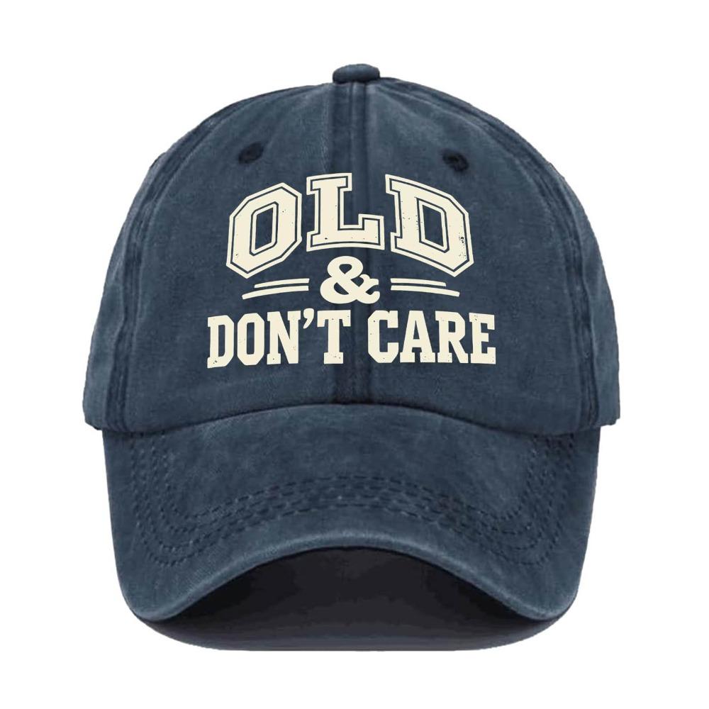 Vintage Distressed Cap Breathable Embroidered Hat Creative Gift Unisex Hat