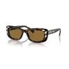 Swarovski Dextera Colorful Gem Cut Irregular Shape Sunglasses Women Sunglasses Brown 5679536