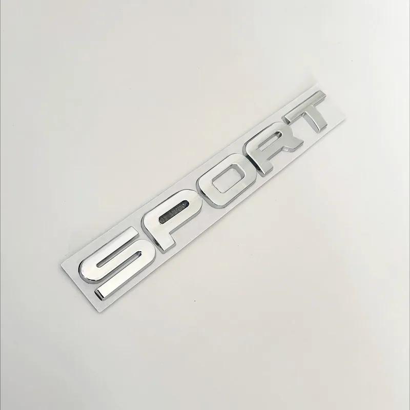 3D Metal Sport Car Rear Trunk Side Fender Emblem Badge Decals Sticker Styling Accessories For Land Rover Discovery Range Rover