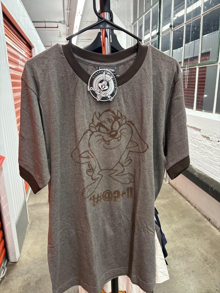 

Vintage Looney Tunes Taz Shirt Mens Large Ringer Cartoon Classic 2003 Tee Unisex T-Shirt XXXL