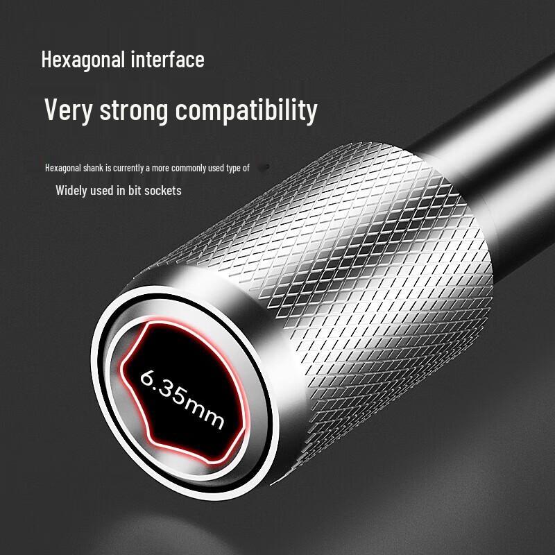 Electric Hammer Round To Hex Shank Bit Adapter Set