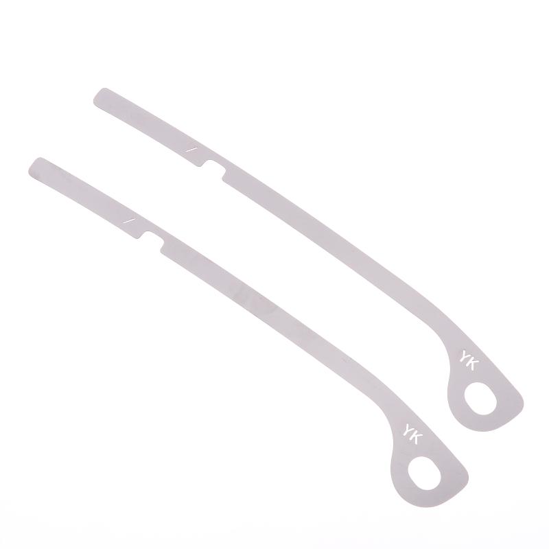 2 Piezas Placa Metálica de Reparación de Parachoques Delantero Hebilla Rota Apertura Hebilla Podrida Reparador Soporte Para Reiz 2010-2017