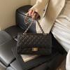 New High-end Bag, Caviar Rhombus Chain Bag, Versatile Single Shoulder Trendy Women's Bag