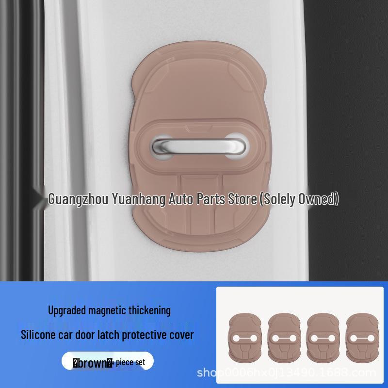 BYD Car Door Lock Silicone Protective Pad - Silent Buffer Cover