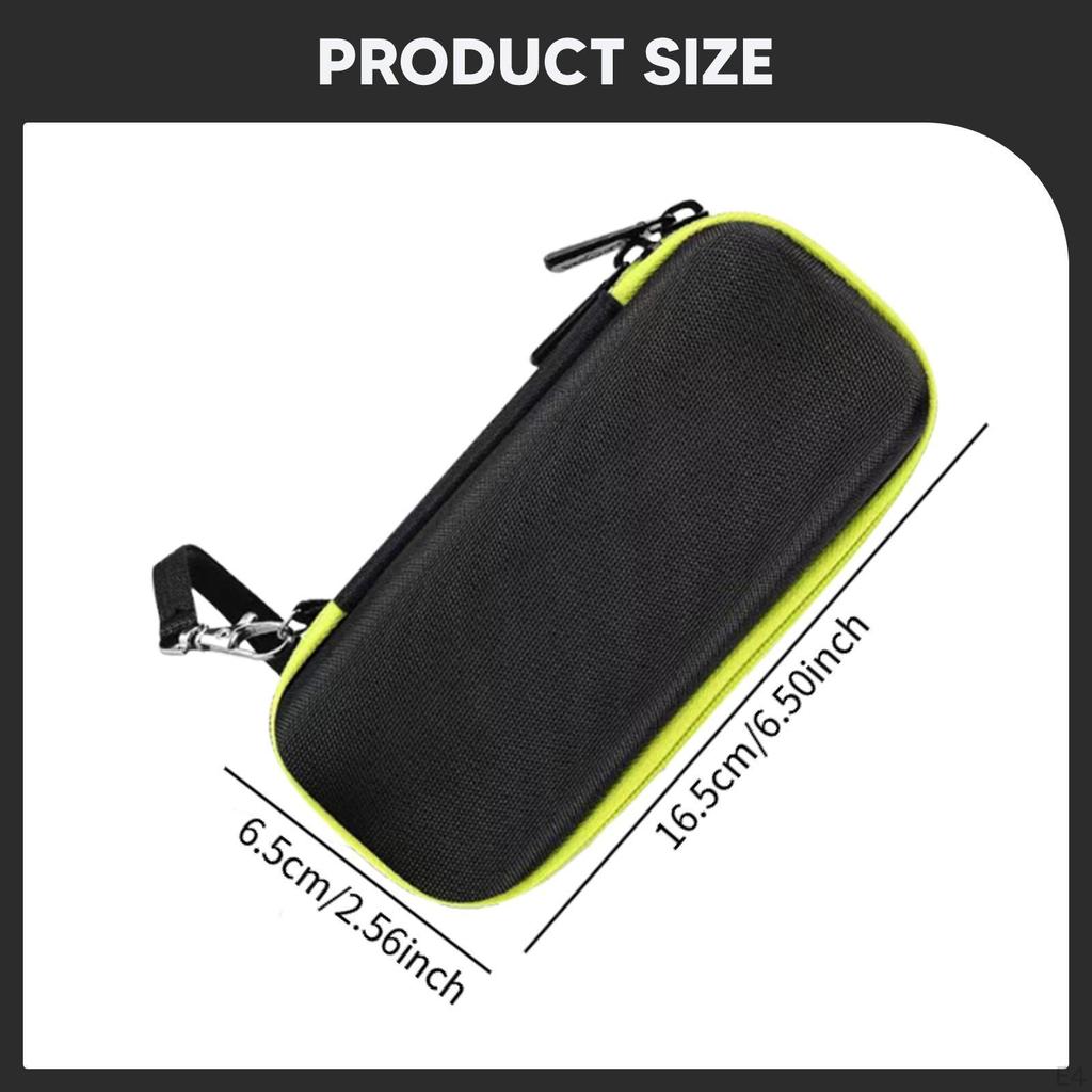Electric Shave Tool Hard Case Organizer Shell Travel Bag EVA Zipper Closure Suitable for