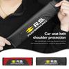 Universal Car Seat Belt Leather Shoulder Strap Protector Pad For Renault Symbol Clio 3 4 RSparco Dacia RS Megan Scenic Espace