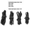 4 PCS 3/ 4/ 5/ 6mm Combination Heat Shrink Tubing Kit 1 Meter Electrical Wire Wrap  Cable Bundling