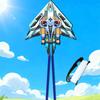 Moderner Flugdrachen mit mechanischem Design für Reisen und Partyfeiern