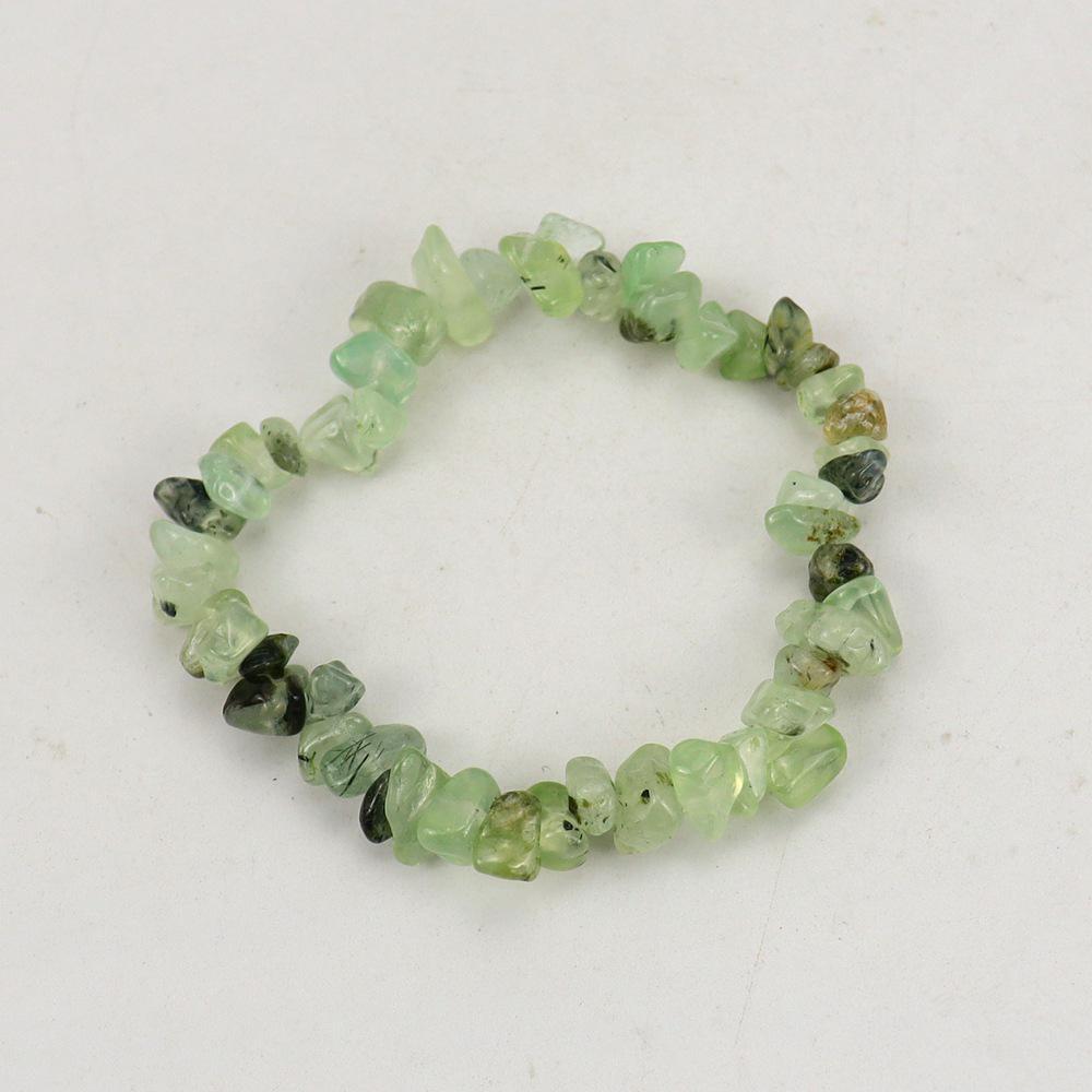 Handmade Beaded Natural Crystal Crushed Stone Bracelet B54