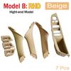 Original Right Hand Drive RHD For BMW 5 Series F10 F11 Beige Black Car Interior Inner Door Handle Panel Pull Trim Cover
