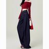 Jeans Amples à Taille Haute pour Femme - Grande Taille, Style Décontracté Printemps