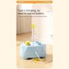 Indoor Play Device with Extending Lower Attachment, Moving Ball, Spring Attachment, and 4 Top Openings for Play