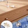 New DIY Tighten Waist Button Detachable Clip No Sewing Retractable Button Reduce Waist Flower Buttons Snap Pants