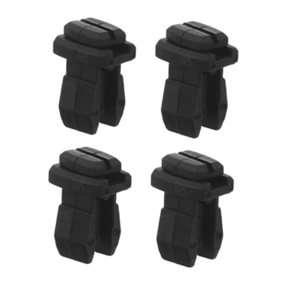 4PCS Black PP Refrigerator Vent Latch Split Open Design Vent Grille Fastener RV Refrigerator Repair