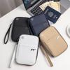 Fashion Polyester Card Case Zipper Large Capacity RFID Card Holder Waterproof Travel Coin Purse Unisex