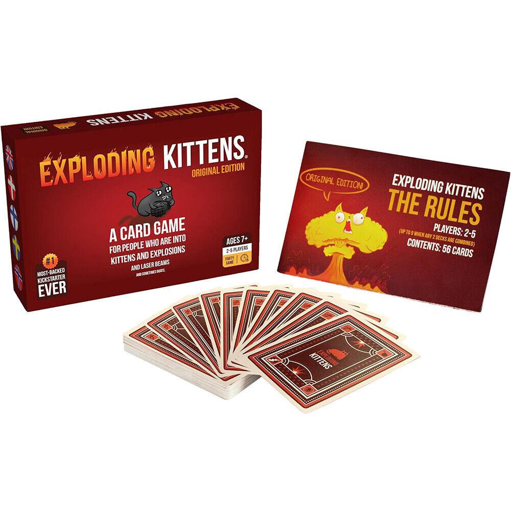 Kittens Exploding Original Edition Card Games Party Games Adults Teens Kids
