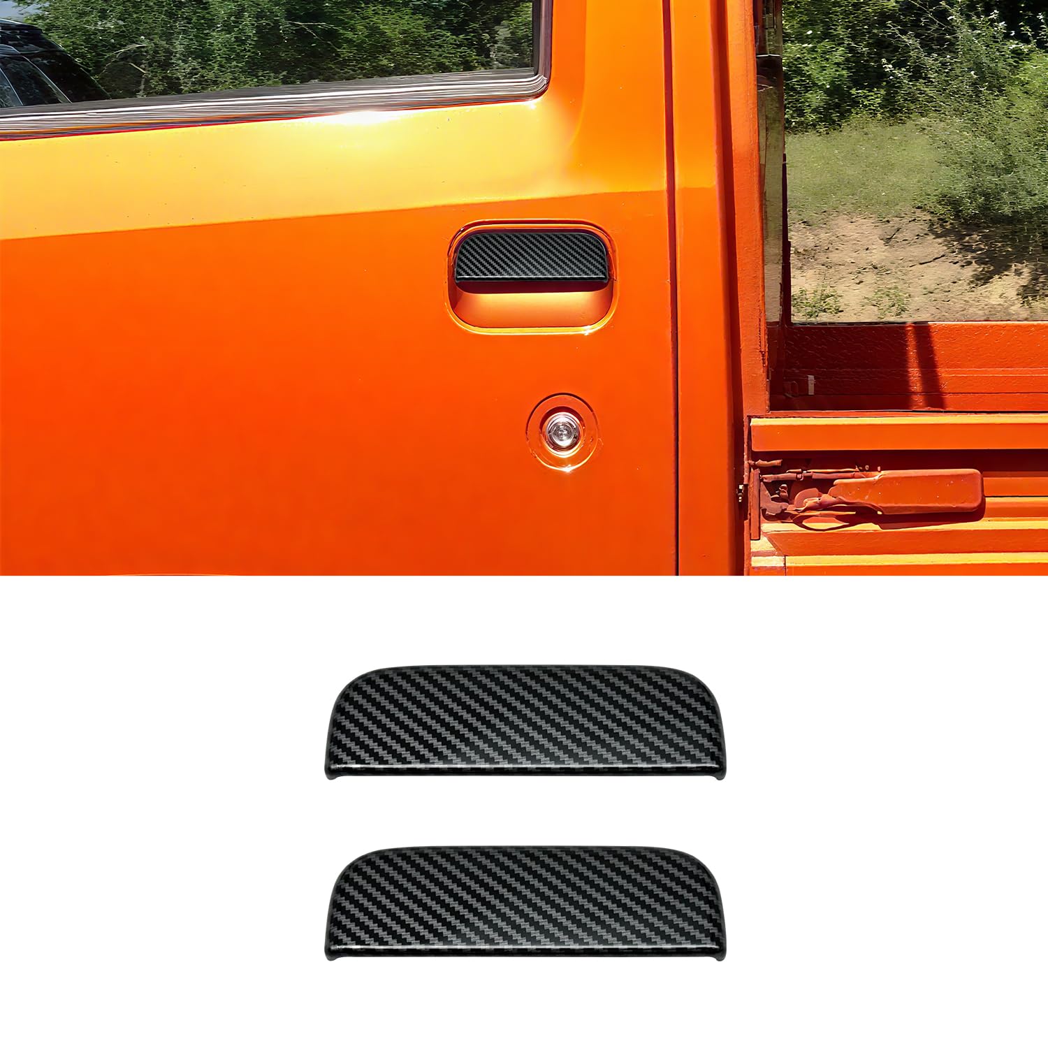 

MEKOMEKO HJT-LSK Daihatsu Hijet Truck Dedicated Door Handle Cover, Door Handle Cover, Door Panel,